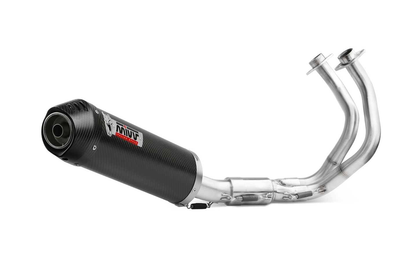 Výfuk kompletní 2x1 MIVV OVAL K.057.K3C Uhlík s uhlíkovým krytem pro KAWASAKI Z 650 2024-2026, KAWASAKI Ninja 650 2024-2026 - Obrázek 2