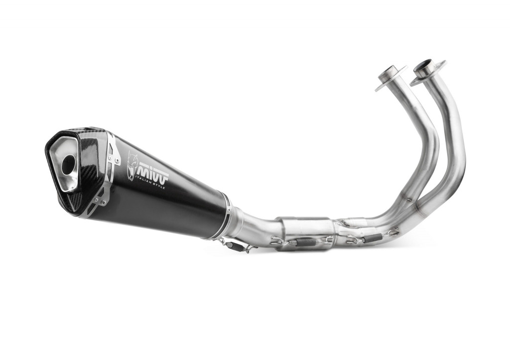 Výfuk kompletní 2x1 MIVV DELTA RACE K.057.KDRB černá pro KAWASAKI Z 650 2024-2026, KAWASAKI Ninja 650 2024-2026