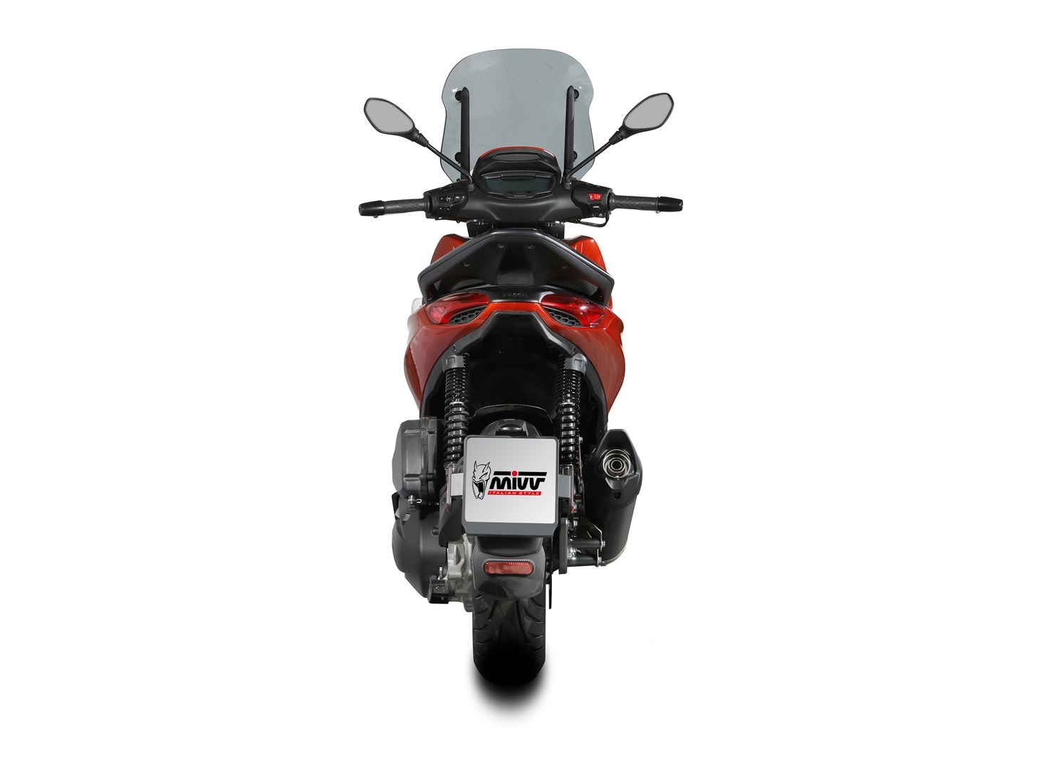Koncovka výfuku MIVV MOVER MV.PG.0005.LV Černá nerezová ocel pro PIAGGIO/VESPA Beverly 400 / S 2021-2024 - Obrázek 4