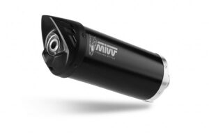 Koncovka výfuku MIVV MOVER MV.YA.0002.LV Černě lakovaná nerezová ocel pro YAMAHA YP 125 X-MAX 2017-2020