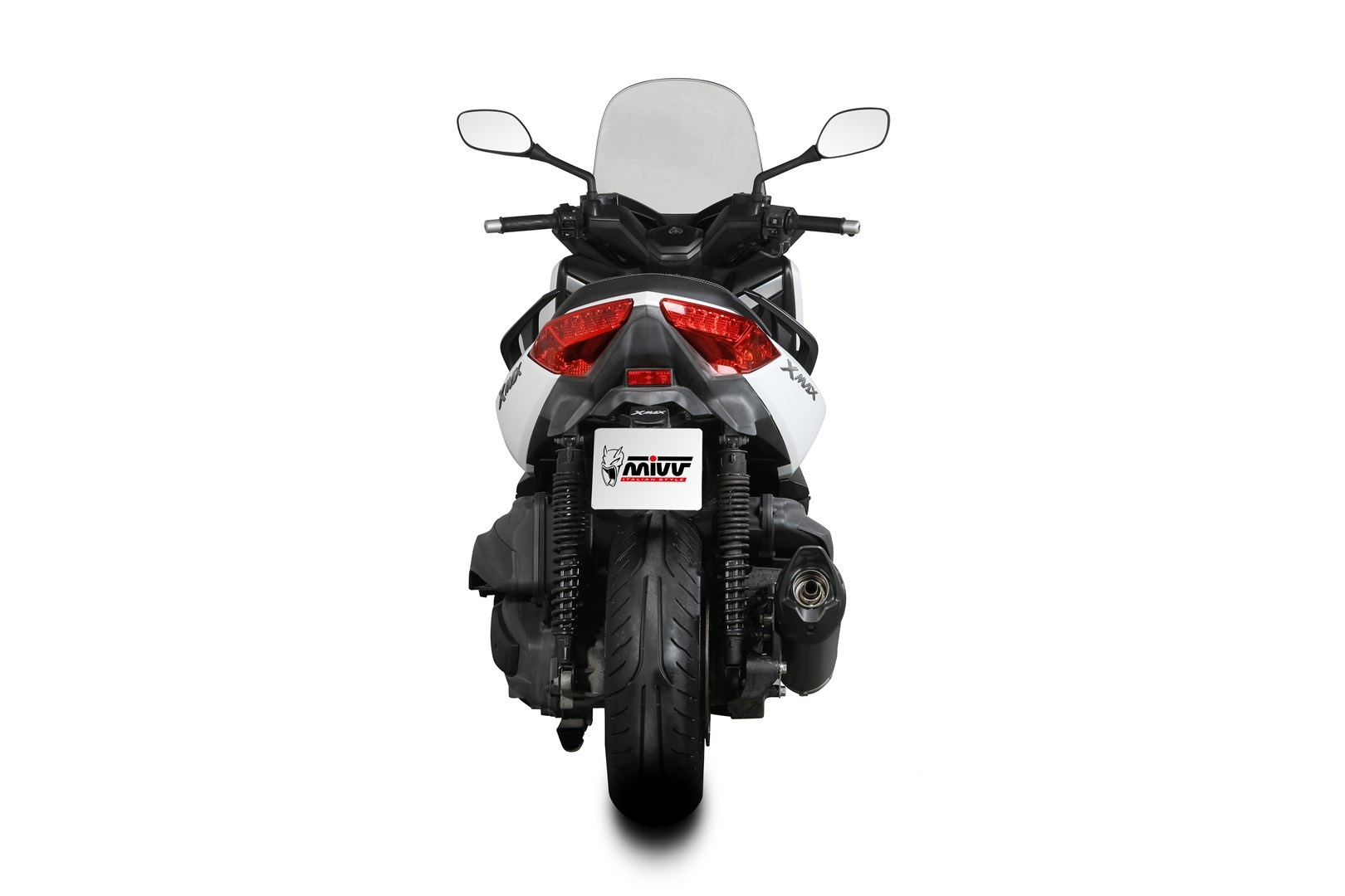 Koncovka výfuku MIVV MOVER MV.YA.0005.LV černá pro YAMAHA YP 400 R X-MAX 2013-2016 - Obrázek 3