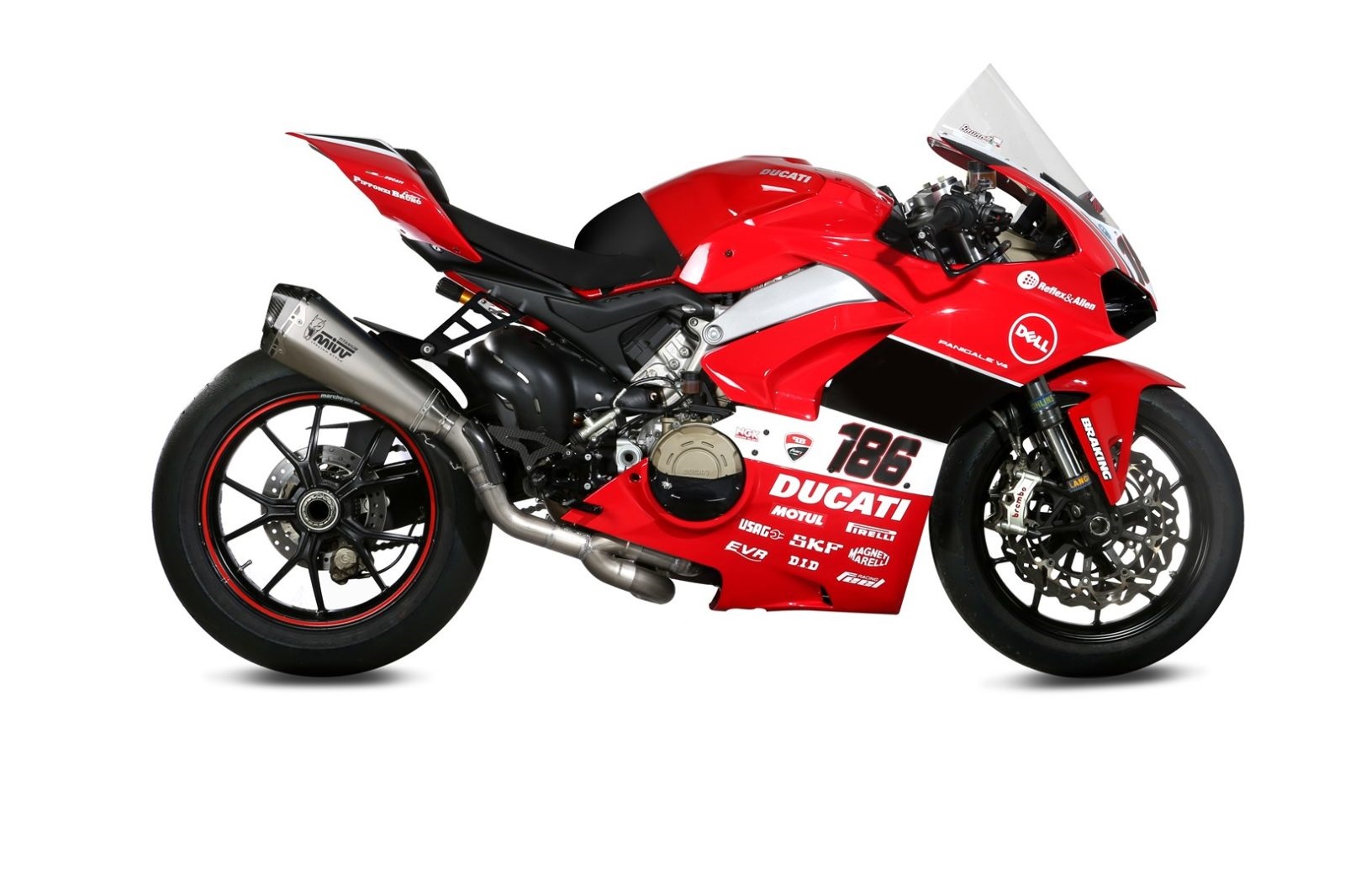 Výfuk kompletní 2x1 MIVV DELTA RACE R.DU.0003.SDRT Celý z titanu pro DUCATI Panigale V4 / V4S 1100 2018-2022 - Obrázek 2
