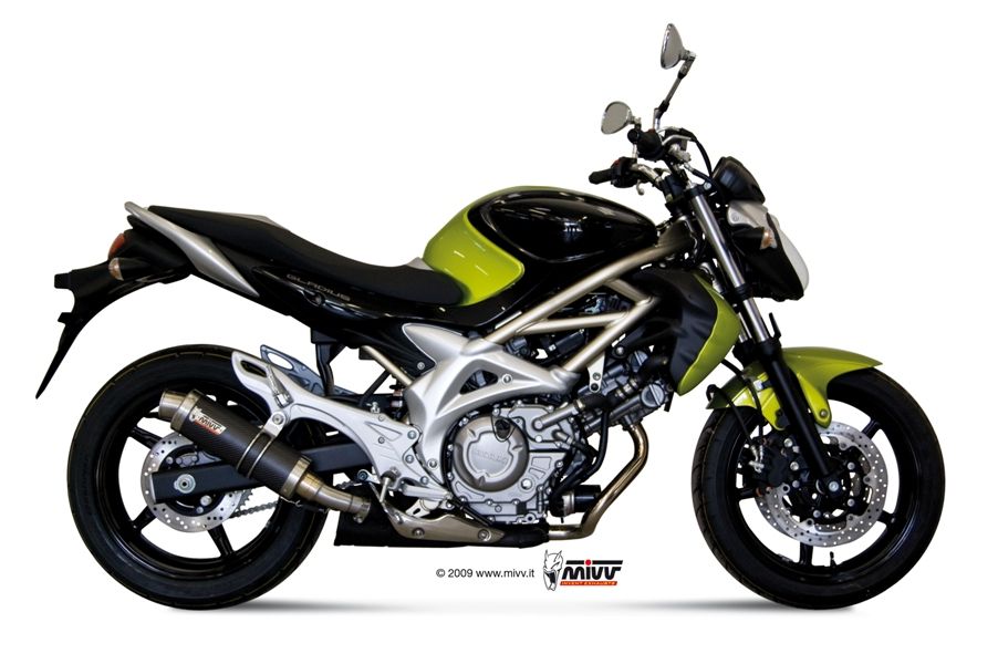 Koncovka výfuku MIVV GP S.035.L2S Karbon d105 pro SUZUKI SFV 650 Gladius (ABS) 2009-2015 - Obrázek 2