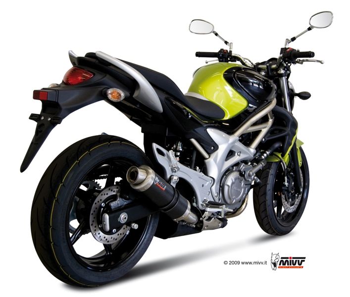 Koncovka výfuku MIVV GP S.035.L2S Karbon d105 pro SUZUKI SFV 650 Gladius (ABS) 2009-2015 - Obrázek 3