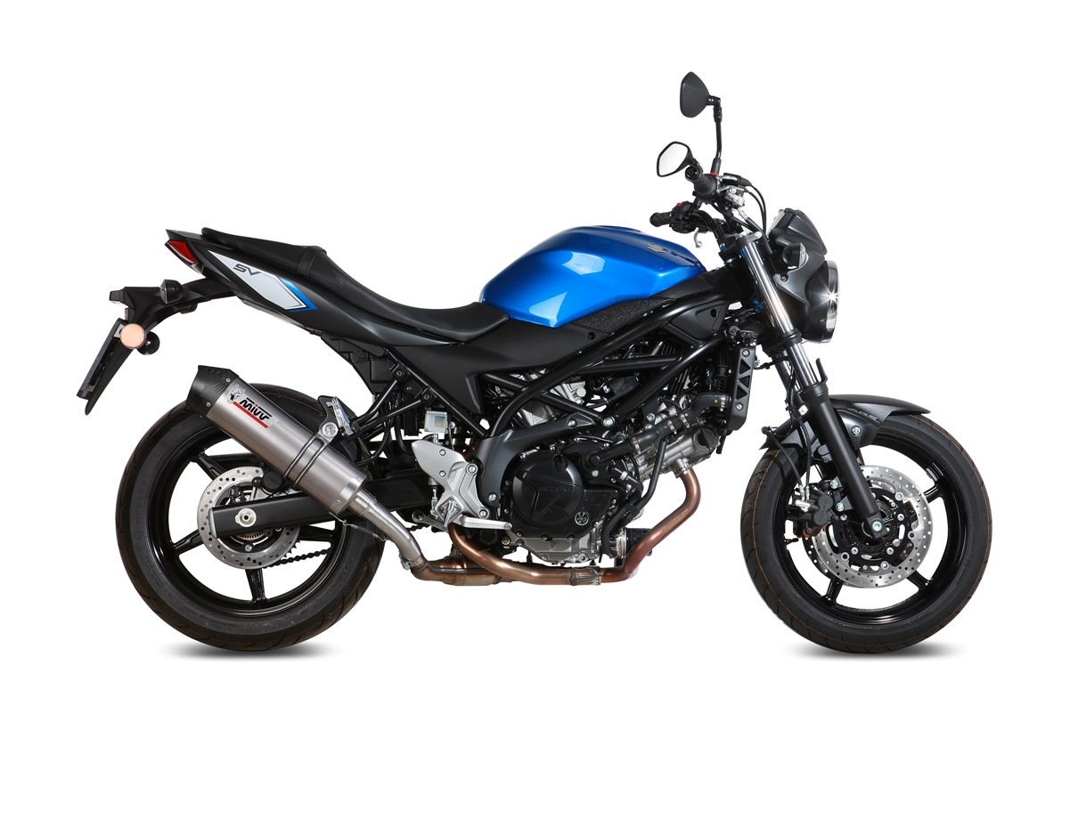 Koncovka výfuku MIVV OVAL S.045.L4C Titan / Karbonové víčko MALÝ pro SUZUKI SV 650 / S 2016-2024, SUZUKI SV 650 X 2016-2024 - Obrázek 2