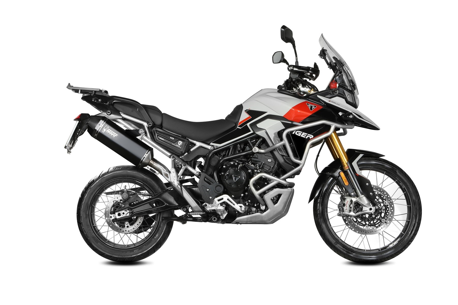 Koncovka výfuku MIVV SPEED EDGE T.028.LRB černá pro TRIUMPH Tiger 900 2024-2026 - Obrázek 2