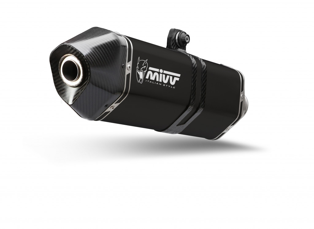 Koncovka výfuku MIVV SPEED EDGE T.028.LRB černá pro TRIUMPH Tiger 900 2024-2026