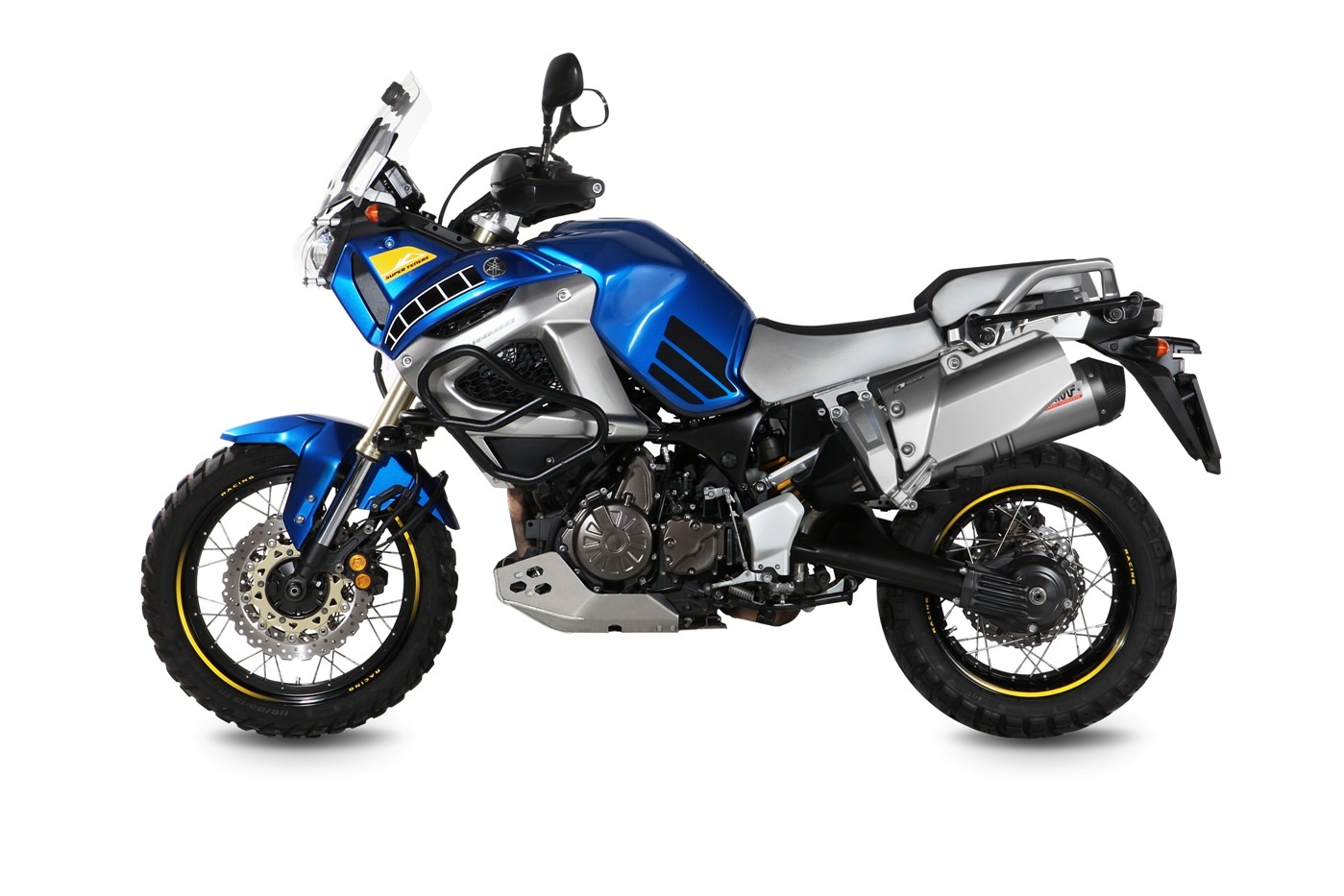 Koncovka výfuku MIVV OVAL Y.034.LNC Titan / Karbonové víčko VELKÁ pro YAMAHA XT 1200 Z Super Ténéré 2010-2021 - Obrázek 2