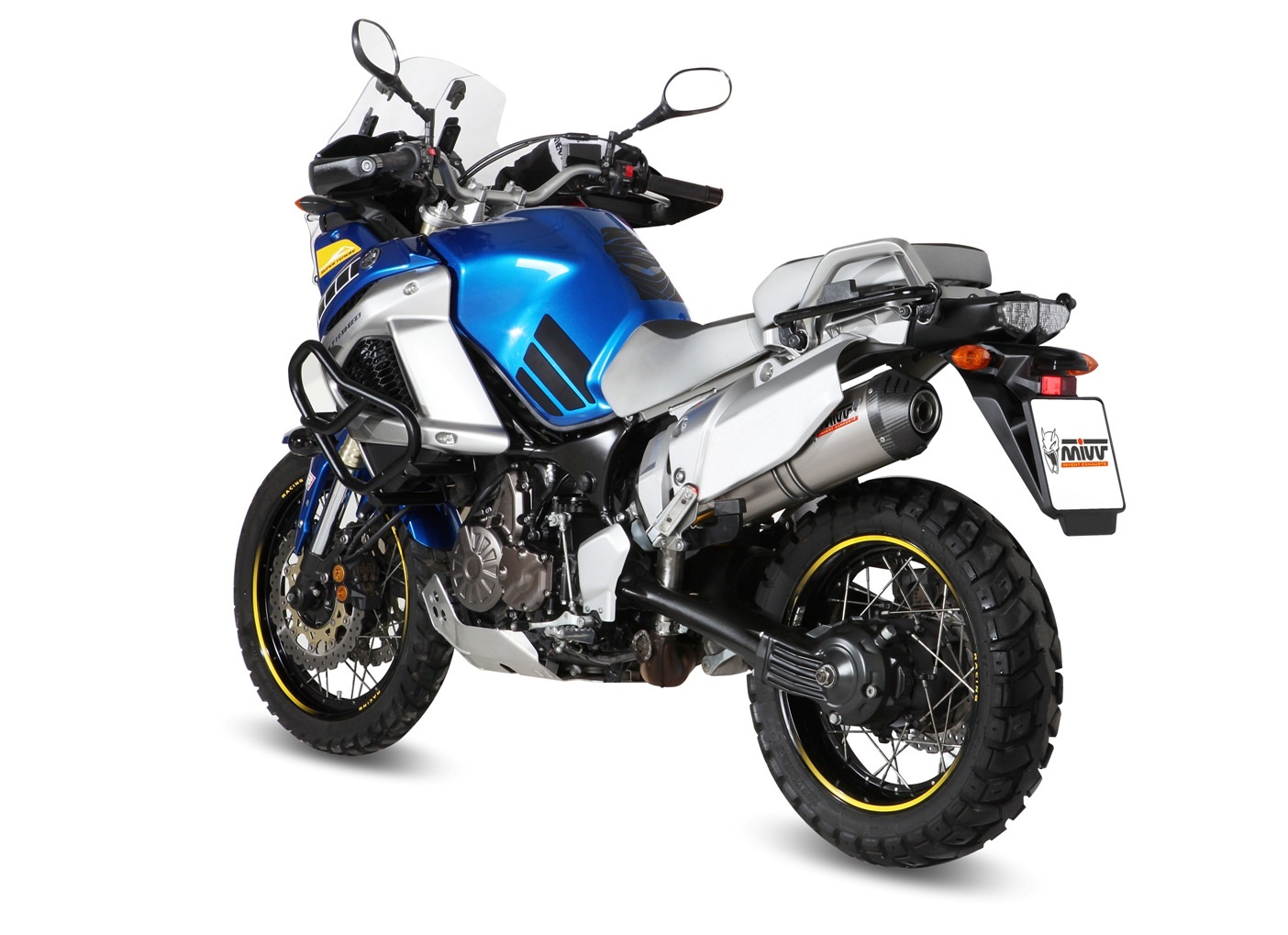 Koncovka výfuku MIVV OVAL Y.034.LNC Titan / Karbonové víčko VELKÁ pro YAMAHA XT 1200 Z Super Ténéré 2010-2021 - Obrázek 3