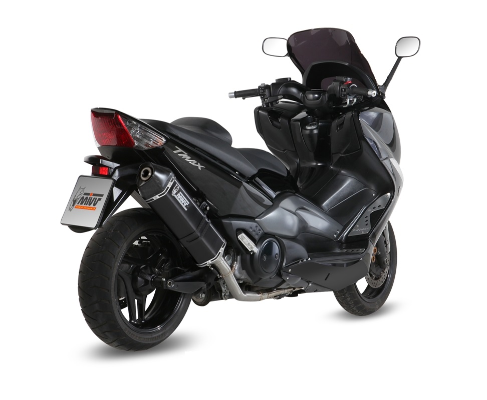 Výfuk kompletní 2x1 MIVV SPEED EDGE Y.035.LRB Černá ocel pro YAMAHA XP 500 T-MAX 2008-2011 - Obrázek 3