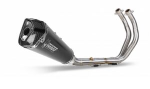 Výfuk kompletní 2x1 MIVV DELTA RACE Y.044.LDRB Černá ocel pro YAMAHA MT-07 700 2014-2020