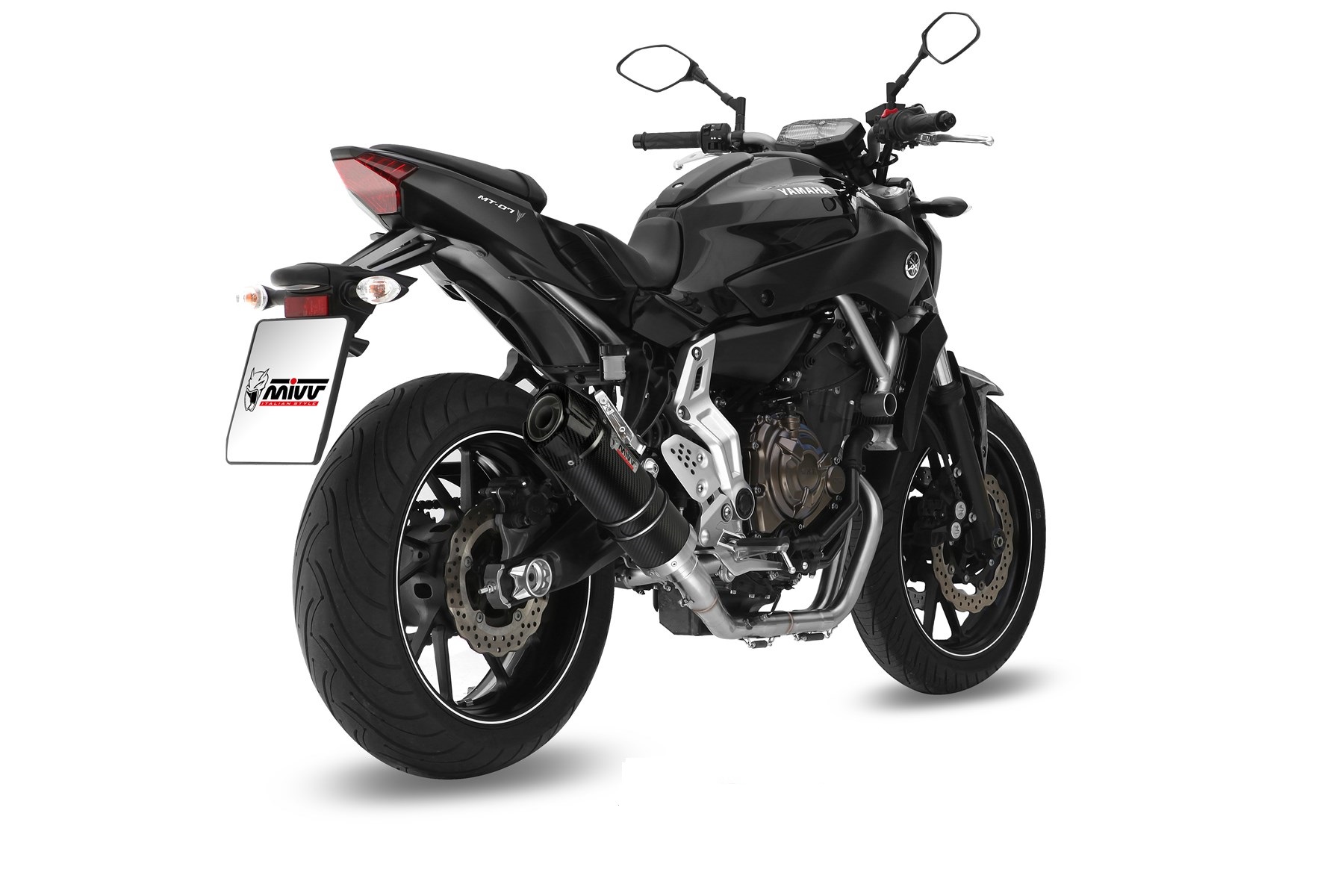 Výfuk kompletní 2x1 MIVV GP Y.045.L2SC Uhlík s uhlíkovým krytem pro YAMAHA MT-07 700 2014-2024 - Obrázek 3