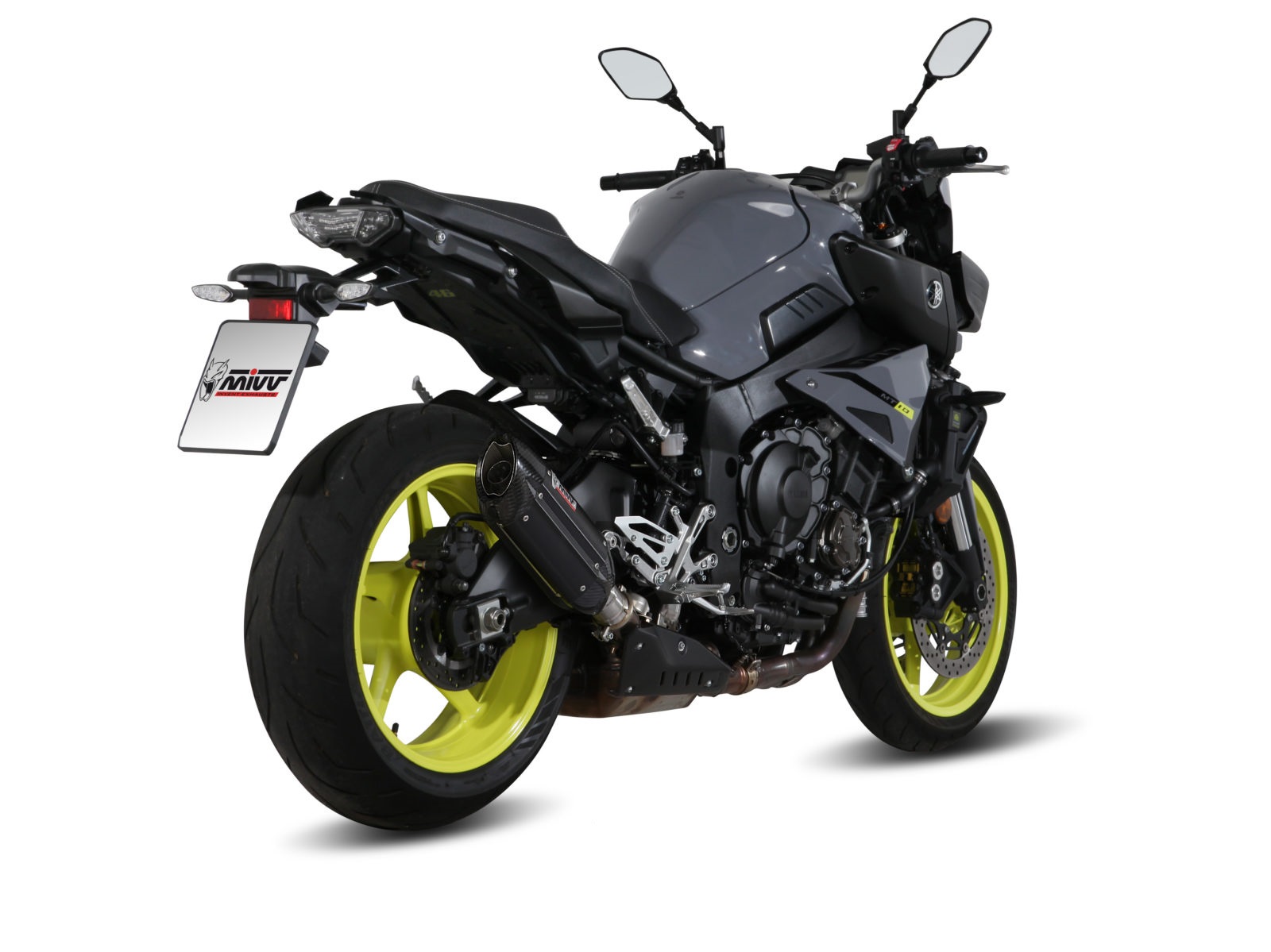 Koncovka výfuku MIVV SUONO Y.057.L9 Černá ocel pro YAMAHA MT-10 1000 2016-2022 - Obrázek 3