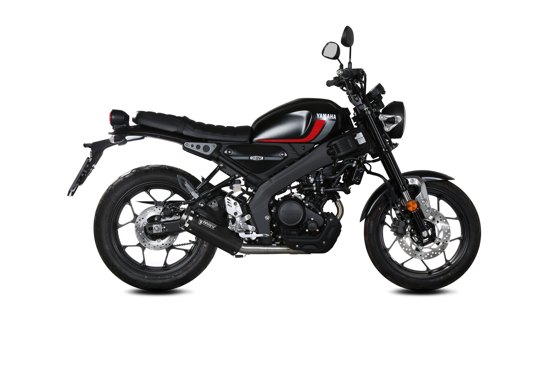 Výfuk kompletní 1x1 MIVV HR-1 Y.075.LH1BA černá pro YAMAHA XSR 125 2022-2024 - Obrázek 2