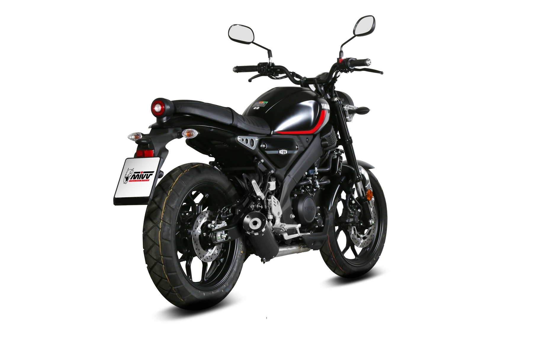 Výfuk kompletní 1x1 MIVV HR-1 Y.075.LH1BA černá pro YAMAHA XSR 125 2022-2024 - Obrázek 3