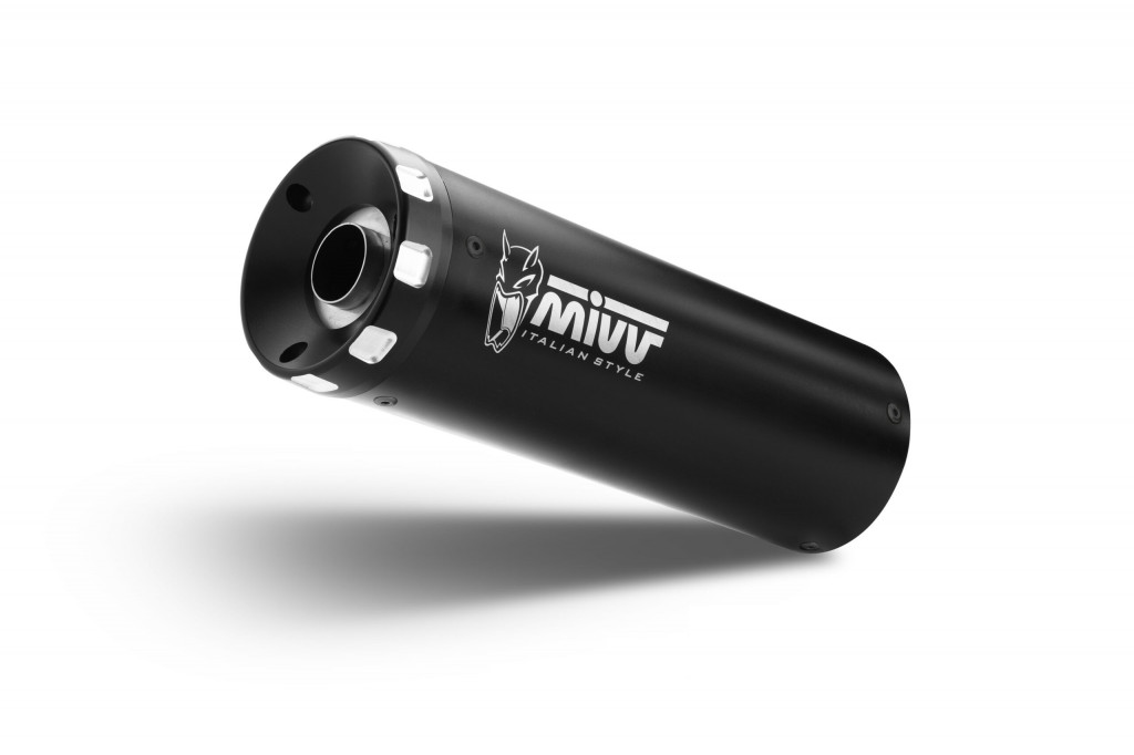 Výfuk kompletní 1x1 MIVV HR-1 Y.075.LH1BA černá pro YAMAHA XSR 125 2022-2024