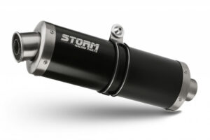 Koncovka výfuku STORM OVAL KO.003.LX1B černá pro KOVE 510 X 2024