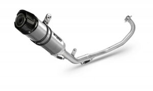 Výfuk kompletní 1x1 STORM GP Y.047.LXSC Stainless Steel with carbon cap pro YAMAHA YZF-R 125 2014-2018, YAMAHA MT 125 2015-2019