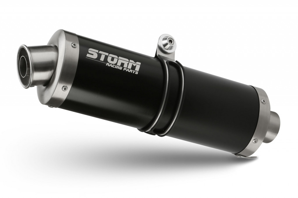 Výfuk kompletní 3x1 STORM OVAL Y.081.LX1B černá pro YAMAHA Tracer 9 2025-2026