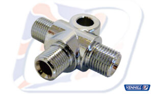 T-spojka brzdové hadice Venhill POWERHOSEPLUS 776/3 1/8th BSP 'T' PIECE M6 mounting hole