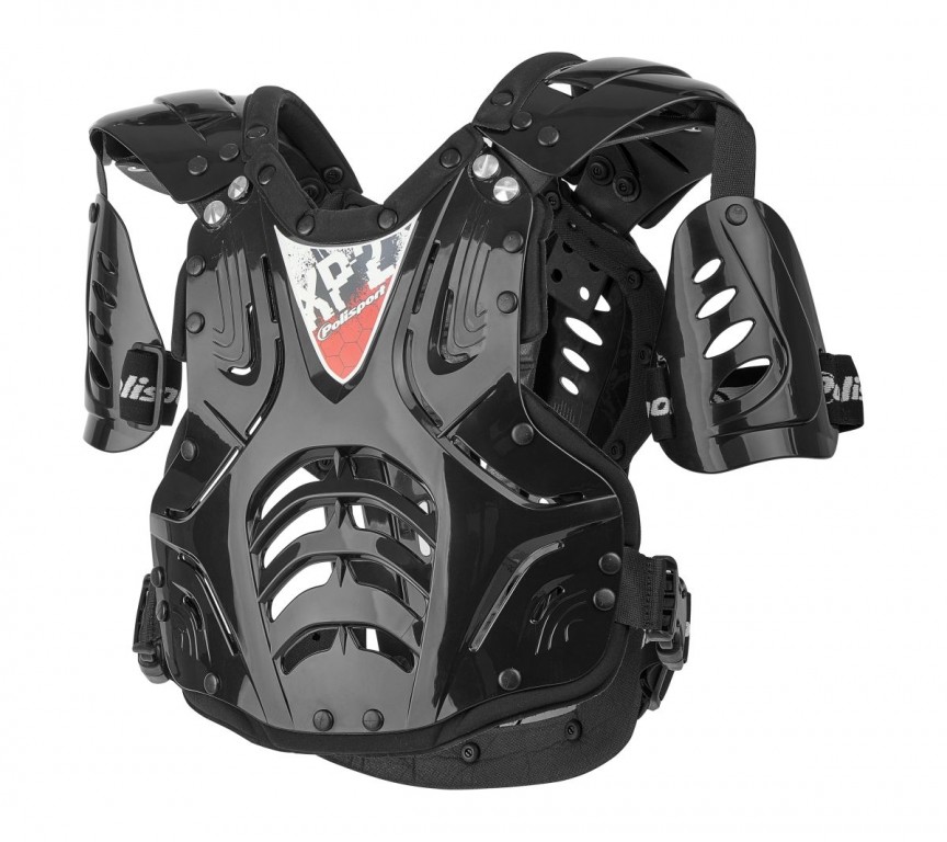 Chránič hrudi POLISPORT XP2 ADULT 8000300013 černá/stříbrná/černá