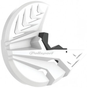Spodní chránič vidlice a kotouče POLISPORT PERFORMANCE 8157500001 Černo/bílý pro KAWASAKI KX 250 (F) 4T 2021-2026, KAWASAKI KX 450 (F) 2019-2026