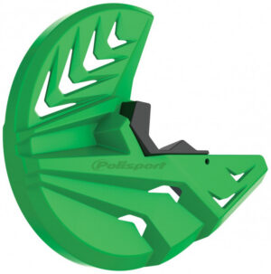 Spodní chránič vidlice a kotouče POLISPORT PERFORMANCE 8157500003 Černo/Zelený 05 pro KAWASAKI KX 250 (F) 4T 2021-2026, KAWASAKI KX 450 (F) 2019-2026