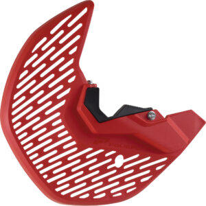 Kryt předního brzdového kotouče se spodním krytem vidlice POLISPORT PERFORMANCE 8157900003 červená pro HONDA CRF 450 R 2010-2014, HONDA CRF 250 R 2010-2014
