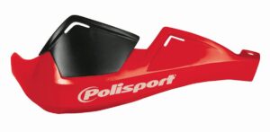 Chrániče páček POLISPORT EVOLUTION INTEGRAL 8305100032 s montážní sadou (Ø22 mm) červená CR 04