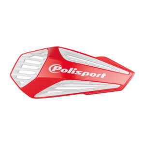Chrániče páček POLISPORT MX AIR 8308400010 s univerzální montážní sadou na řidítka Red CR04 / White