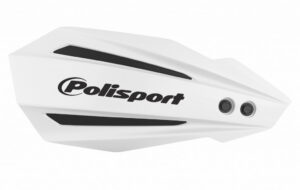 Chrániče páček POLISPORT MX BULLIT 8308500035 s montážní sadou Bílá pro KAWASAKI KX 250 (F) 4T 2020-2024, KAWASAKI KX 450 (F) 2019-2024