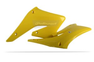 Spoilery chladiče POLISPORT 8410400001 (pár) žlutá RM 01 pro SUZUKI RM-Z 250 2004-2006