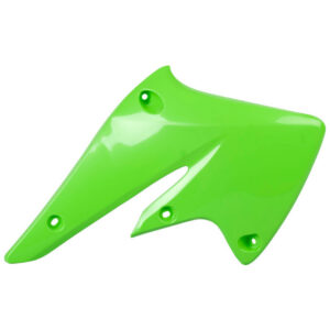 Spoilery chladiče POLISPORT 8410500007 (pár) zelená 05 pro KAWASAKI KX 250 (F) 4T 2004-2005