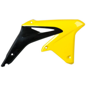 Spoilery chladiče POLISPORT 8412500005 (pár) černo/žlutá RM01 pro SUZUKI RM-Z 450 2008-2017