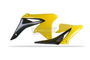 Spoilery chladiče POLISPORT 8413600003 (pár) černo/žlutá RM01 pro SUZUKI RM-Z 250 2010-2018