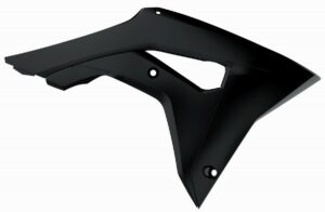 Spoilery chladiče POLISPORT 8414800003 (pár) černý pro HONDA CRF 450 R 2017-2020, HONDA CRF 250 R 2017-2020