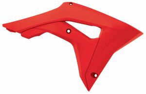 Spoilery chladiče POLISPORT 8414800004 (pár) červená CR 04 pro HONDA CRF 450 R 2017-2020, HONDA CRF 250 R 2017-2020