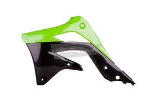 Spoilery chladiče POLISPORT 8415900001 (pár) zelená 05/černá pro KAWASAKI KX 450 (F) 2012-2015
