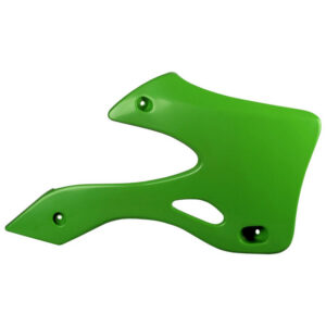 Spoilery chladiče POLISPORT 8419200002 (pár) zelená pro KAWASAKI KX 125 1999-2002, KAWASAKI KX 250 2T 1999-2002