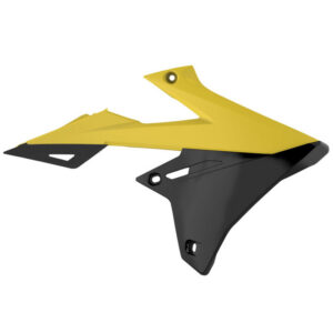 Spoilery chladiče POLISPORT 8421100001 (pár) žluto RM 01/černá pro SUZUKI RM-Z 250 2019-2026, SUZUKI RM-Z 450 2018-2026