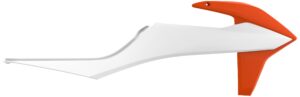 Spoilery chladiče POLISPORT 8422100009 (pár) oranžocý ktm16/bílý BD