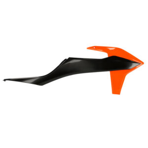 Spoilery chladiče POLISPORT 8422100011 (pár) oranžový ktm16/černý
