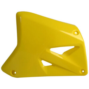 Spoilery chladiče POLISPORT 8423000001 (pár) žlutá RM 01 pro SUZUKI RM 125 2001-2008, SUZUKI RM 250 2001-2008