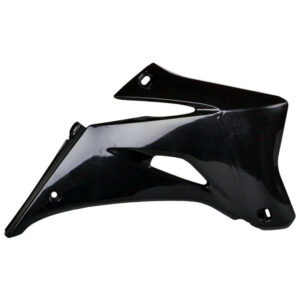 Spoilery chladiče POLISPORT 8426100001 (pár) černý pro YAMAHA YZ 250 F 2006-2009, YAMAHA YZ 450 F 2006-2009