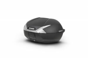 Vrchní kufr na motorku SHAD SH47 D0B47106 černá/bílá