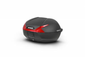 Vrchní kufr na motorku SHAD SH47 D0B47206 černá/červená