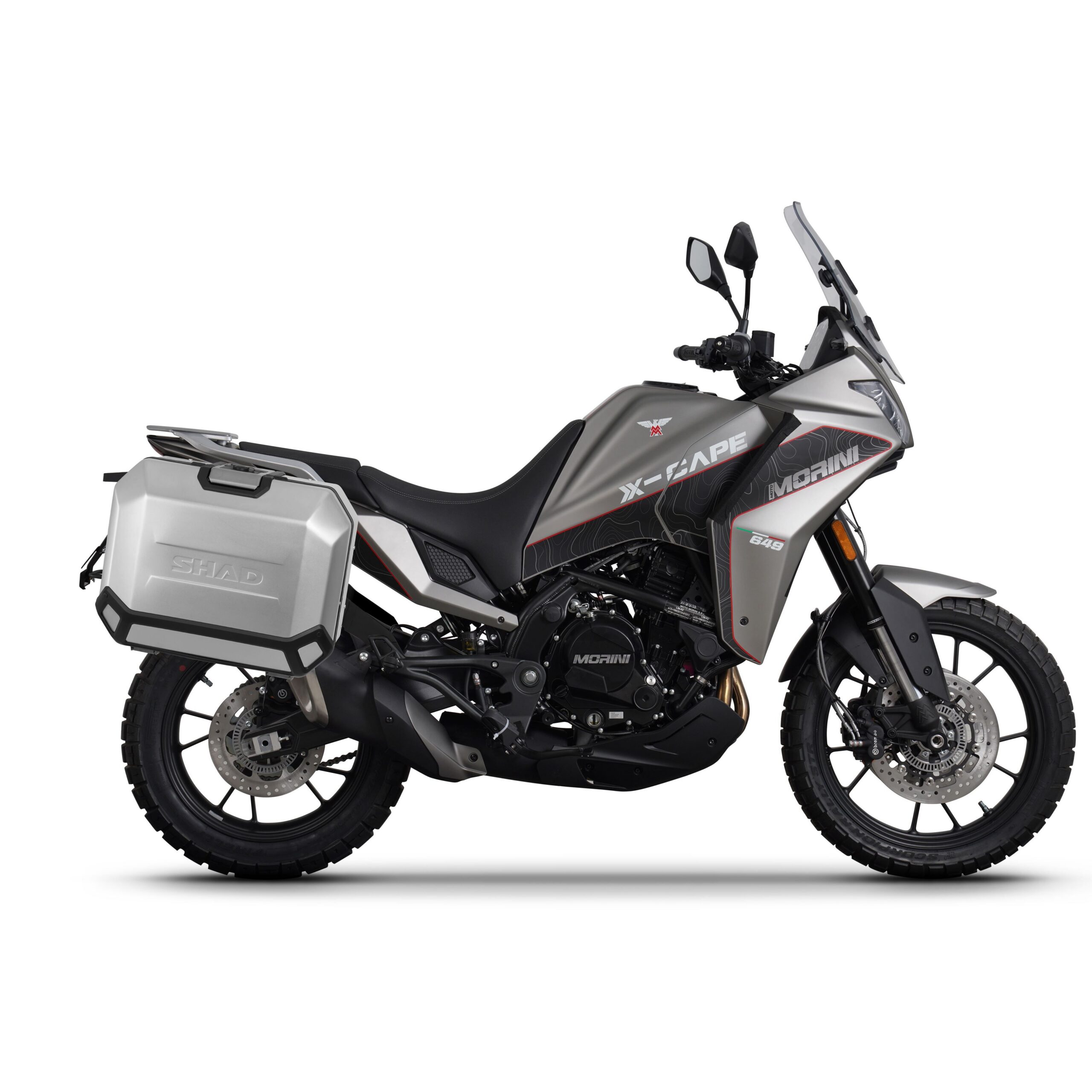 Montážní sada 4P systém SHAD M0XC624P (pro kufry a brašny TERRA a SH38X) pro MOTO MORINI X-Cape 650 2022-2026 - Obrázek 3