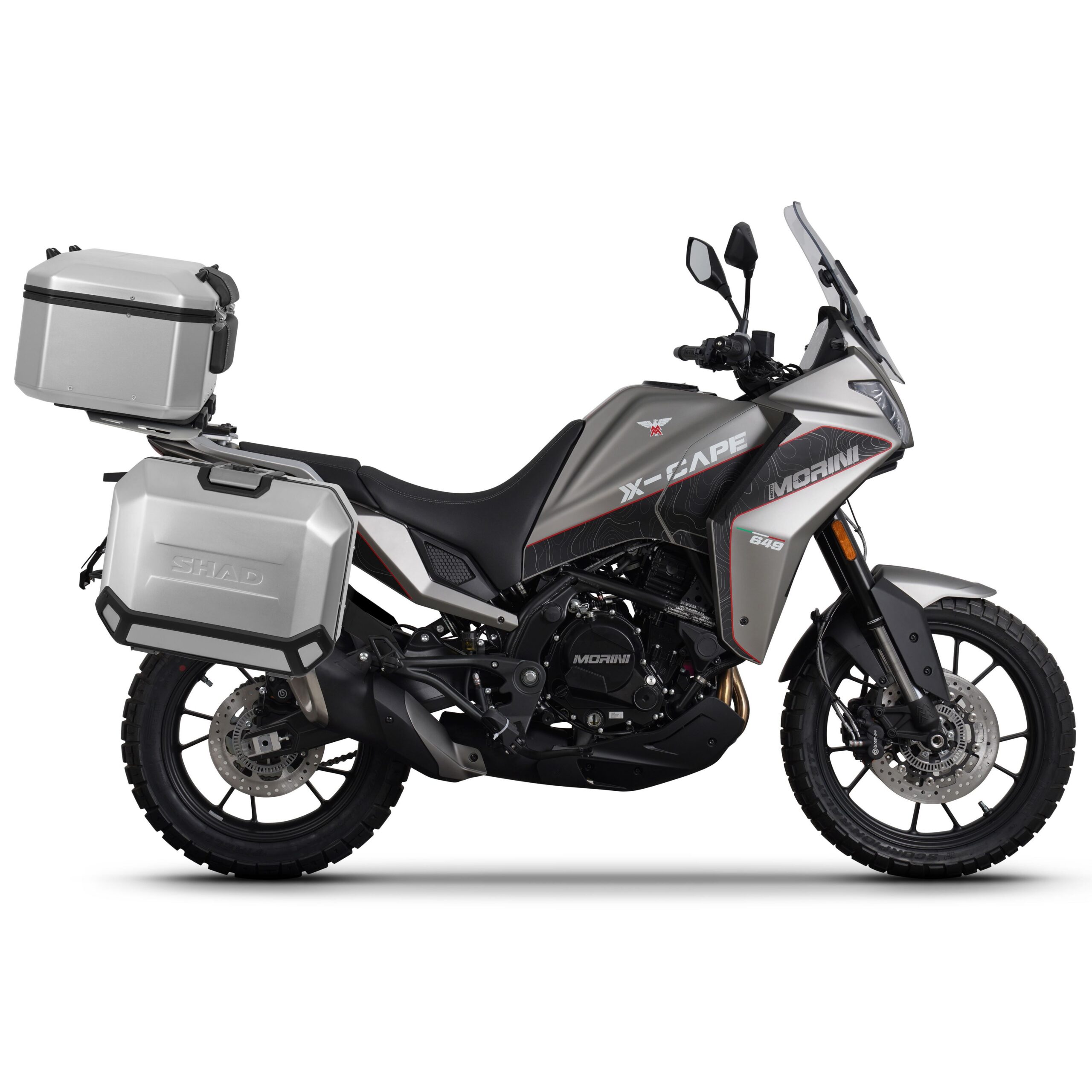Montážní sada 4P systém SHAD M0XC624P (pro kufry a brašny TERRA a SH38X) pro MOTO MORINI X-Cape 650 2022-2026 - Obrázek 2