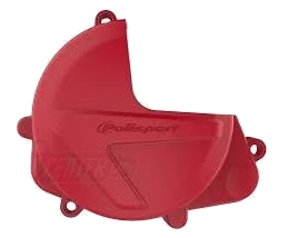 Kryt spojkového víka POLISPORT PERFORMANCE 8462800002 červená CR 04 pro HONDA CRF 450 R 2017-2025, HONDA CRF 450 RX 2017-2025