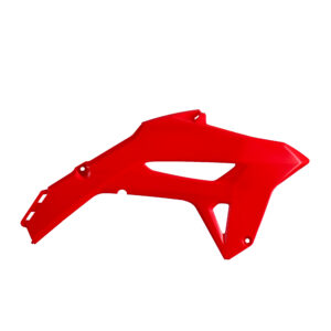 Plastové kryty chladiče POLISPORT 8474900001 červená pro HONDA CRF 450 R 2021-2024, HONDA CRF 250 R 2022-2024